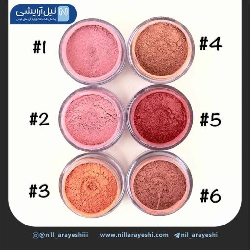 رژگونه نمکدونی پد دار پاپیون دار هدی موجی کد B - 148