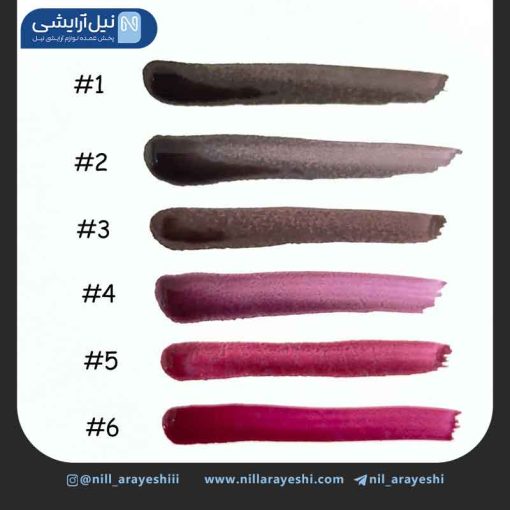 تینت لب قهوه ای گاش کد 024