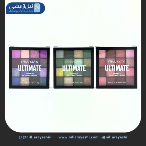 پالت سایه شانزده رنگ میس لارا کد ms - 60