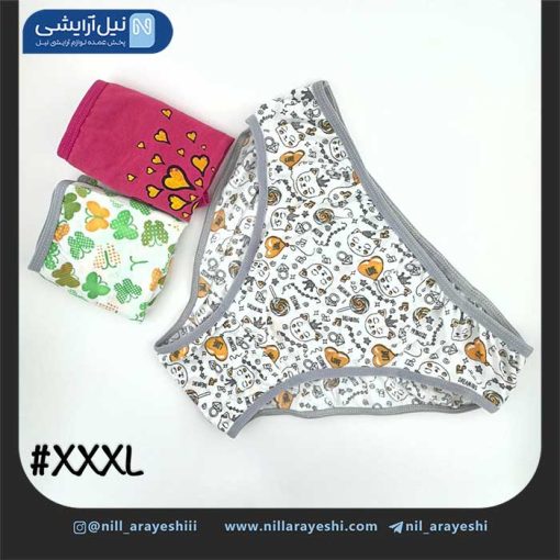 پک شورت نخی فانتزی سه عددی ( XXXL )