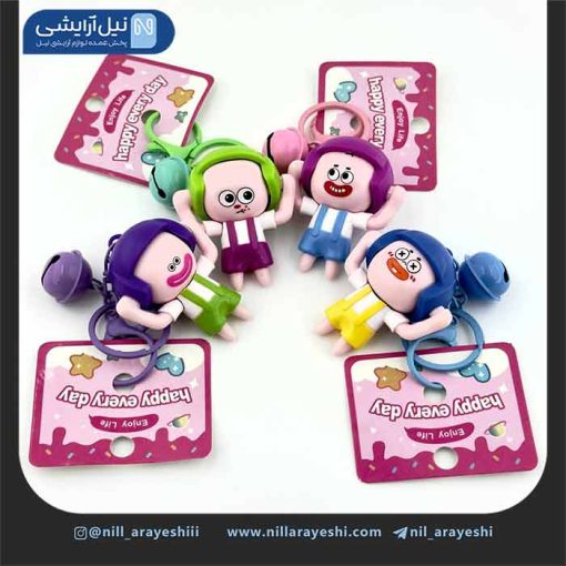 جا کلیدی ( آویز کلید ) فانتزی لیبل دار ( happy every day )