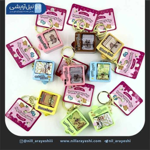 جا کلیدی ( آویز کلید ) فانتزی لیبل دار ( happy every day )