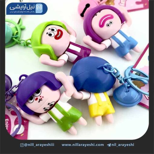 جا کلیدی ( آویز کلید ) فانتزی لیبل دار ( happy every day )