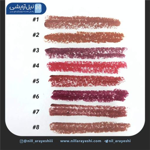 خط لب و رژ جامد دوطرفه رومانتیک رین کد R1933