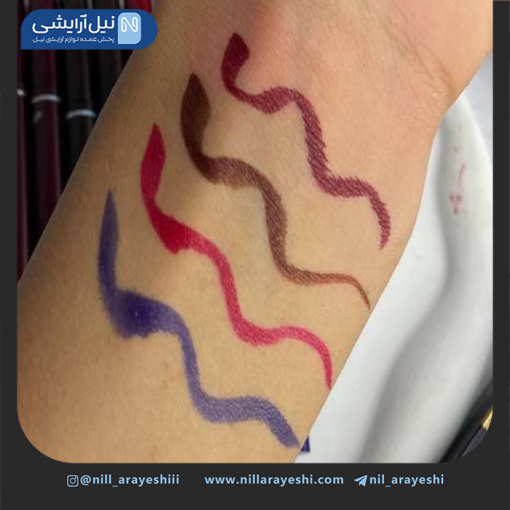 خط چشم رنگی ماژیکی قلمی 36 ساعته کد