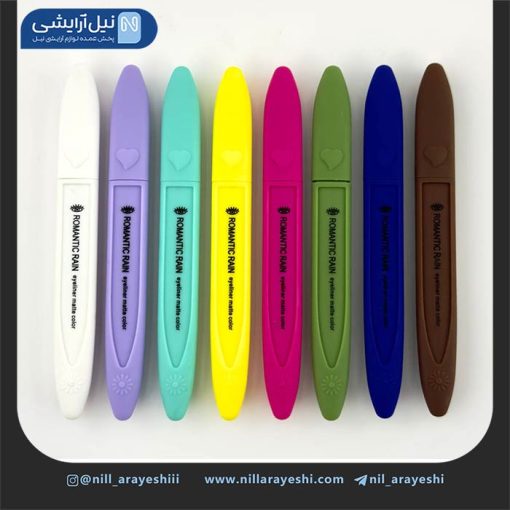 خط چشم رنگی ماژیکی قلمی رومانتیک رین کد 6416