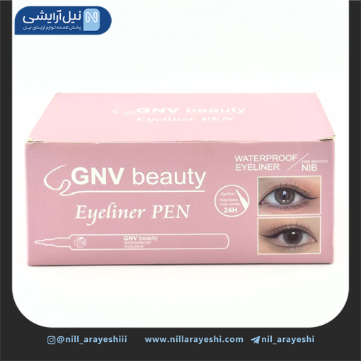 خط چشم ماژیکی قلمی جی ان وی بیوتی ( پوکه مخملی ) کد 93198