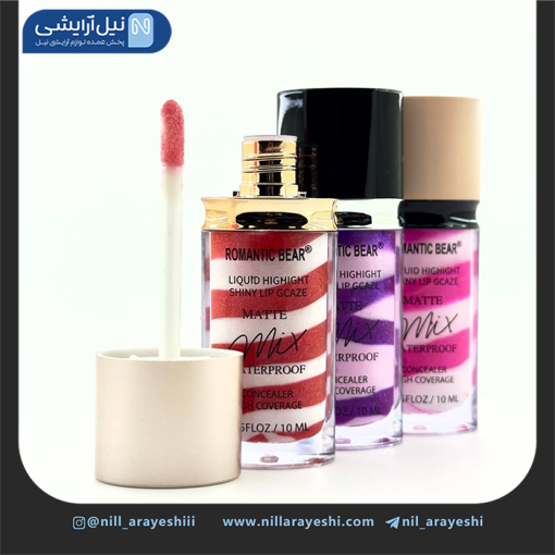 رژ خیس ( بستنی لب ) رومانتیک بیر کد HF - 8036