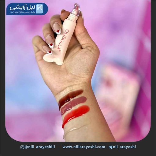 رژ خیس مایع کریستالی تیوپی دو کاره اولی بولا کد LA – L190