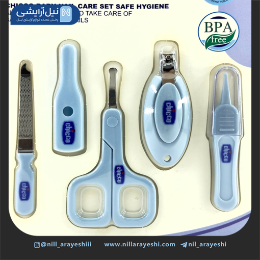 ست مانیکور قیچی و ناخن گیر کارتی چیکو پنج تیکه