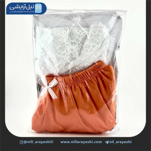 ست تاپ و شلوارک گیپور و ساتن ویکتوریا سکرت