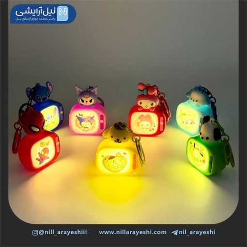 جا کلیدی ( آویز کلید ) فانتزی چراغ دار ( بدون بند )