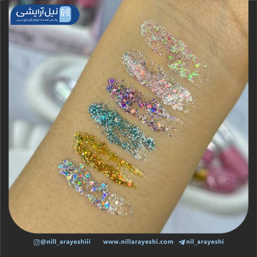 گلیتر مایع صورت و بدن یوشاس کد lg2498
