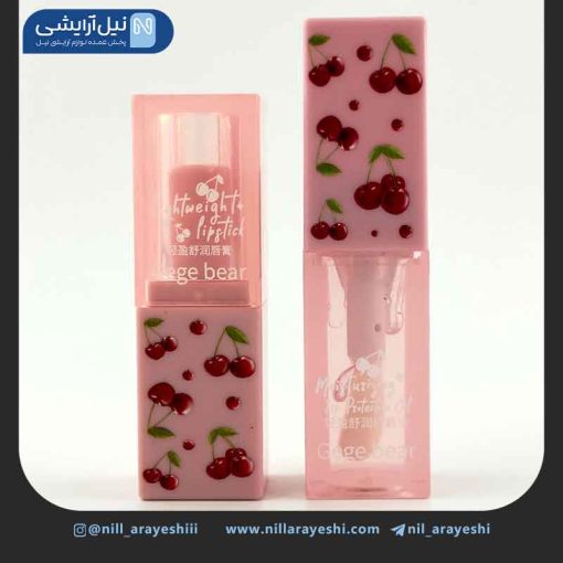 پک بالم و برق لب طرح گیلاس گگ بیر کد gx1095 ( بدون جعبه )