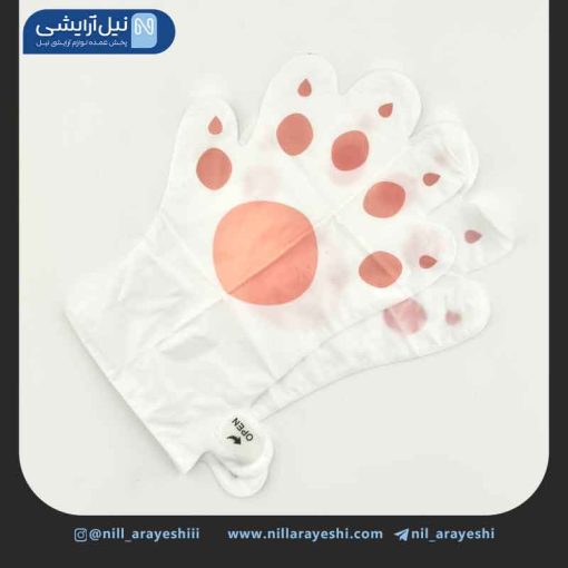 ماسک دست ورقه ای طرح گربه ژیدو کد ZD86773