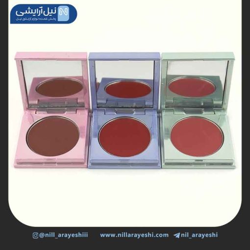 رژگونه و رژ لب مربعی پوکه رنگی گگ بیر ( بدون جعبه )