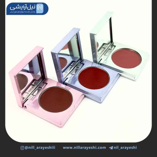 رژگونه و رژ لب مربعی پوکه رنگی گگ بیر ( بدون جعبه )