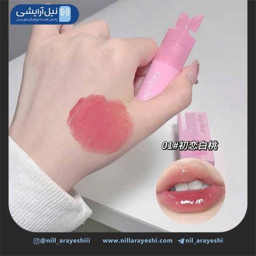 رژ لب خیس درب پاپیونی گگ بیر ( بدون جعبه )
