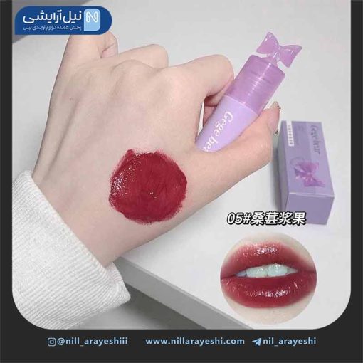 رژ لب خیس درب پاپیونی گگ بیر ( بدون جعبه )