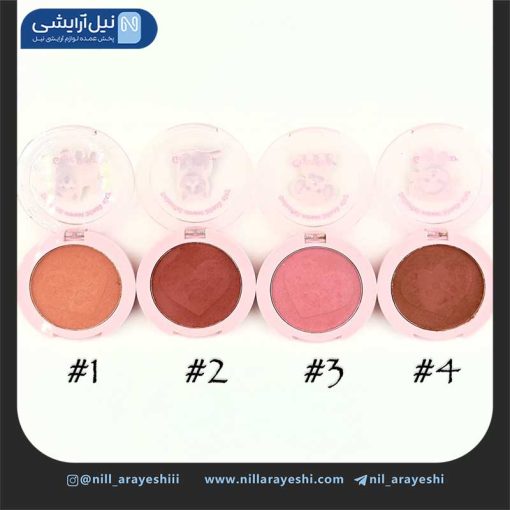 رژگونه درب شفاف طرح حیوانات گگ بیر ( بدون جعبه )