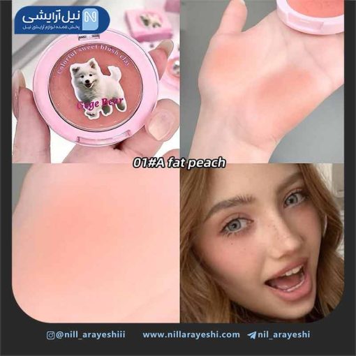 رژگونه درب شفاف طرح حیوانات گگ بیر ( بدون جعبه )
