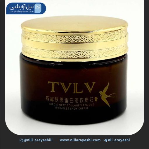 کرم سفید کننده کاسه ای کلاژن تی وی ال وی درب طلایی ( بدون جعبه )